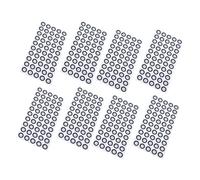 100 Pieces 6mm 3D Tracking Dots Reference Point Markers, Inner 6 Outer 10 with Reflective Glass Beads, Sunproof Reusable for 3D Scanners and Motion Capturing Fields