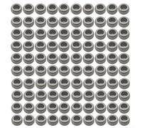 100 Pieces 8x15x9mm Outer Spherical Self Lubricating Bushings Oil Embedded Bearings for Use in Locks, Fitness Equipment, Woodworking Machinery and More