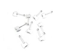 100 Pieces Antique Silver Tone Jewelry Charms N5OJ0H Axe Hatchet Craft Art Making Crafting Beading