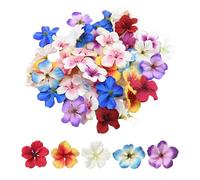 100 Pieces Artificial Flower Hawaiian Table Decoration for Summer Party
