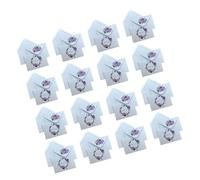 100 Pieces Beautiful White Flowers Patterned Envelopes from Premium 200g Paper Perfect for Letters and Note Paper Envelopes
