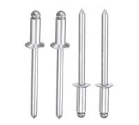 100 Pieces Countersunk Blind Rivets Iron, 2.4mm 3mm Open End Pop Rivets for Metal, DIY, Furniture, Car, Moto, Roof(3X12mm)