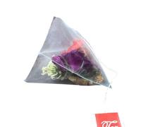 100 Pieces Disposable Empty Tea Bag Nylon Fold Close Heat Seal Filter Teabag Simple Disposable Nylon Tea Infuser Bag Tea Bag Storage Container