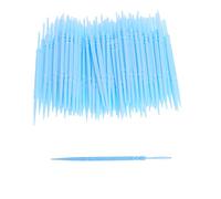 100 Pieces Double Head Dental Picks Soft Tooth Floss Picks Interdental Brush Flosser Sticks Toothpick Tooth Flossing Oral Dental Brush Cleaning Tool by DBOO