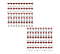 100 Pieces Eyelet Grommet Tool Kit Heavy Duty for Scrapbooking Clothes Shoes Orange Outer Diameter 8mm