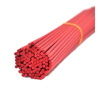 100 Pieces Fiber Diffuser Replacement Sticks For Aroma Fragrance (30cm x 3mm, Red)