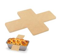 100 Pieces Greaseproof Loaf Pan Liners, 9.8 x 5.1 Inch Pre-Cut Parchment Paper, Non-Stick Bread Pan Liners Baking Paper for Sourdough Bread, Cake, Banana, Toast (Brown) (Brown)