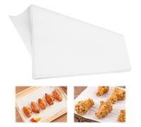 100 Pieces Greaseproof Paper Sheets 30 x 20 cm White Wax Paper for Food Wrapping Waterproof Grease Proof Paper Non Stick Food Packaging Paper Oil Resistant Deli Paper for Sandwich/Bread/Cake/Burger