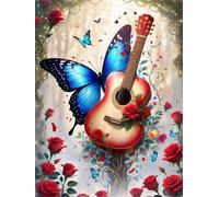 100 Pieces Jigsaw Puzzles For Adults Educational Game Challenge Toy Gifts 100 piece puzzles for adults Family Activity Game Puzzle Butterfly Rose Guitar