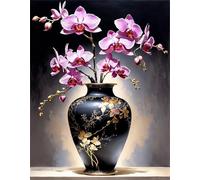 100 Pieces Jigsaw Puzzles For Adults Educational Game Challenge Toy Gifts 100 piece puzzles for adults Family Activity Game Puzzle Classical Orchids Vase