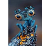 100 Pieces Jigsaw Puzzles for Adults,Family Challenging Puzzle Game,Fun Intellectual Art puzzles for Decompression and Home Decor Lizards Animals(15.7x11 inch)