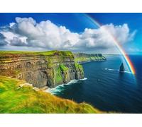 100 Pieces Jigsaw Puzzles For Adults Irish Spectacular Rainbow Munster Ireland On A Clear Spring Day Formation Gifts Family Decoration 45,5x35,5CM