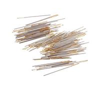 100 Pieces Large Eye Embroidery Needles Mixed Silver fit for Embroidery, Sewing, Craft Art Work (24#)