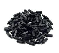 100 Pieces M5×5+7Mm-M5×12+7Mm Nylon Hex Standoff Spacer Column Support Suitable for Hardware Installation Projects(M5x10+7mm)