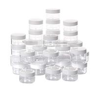100 Pieces Makeup Jars 15g Travel Empty Cosmetic Containers with Lids TSA Approved Leak Proof Bottles