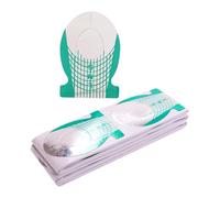 100 Pieces Nails Form Papers Practical Adhesive Manicure Training Supplies Stylish Art Creation in Any Occasion Hard Adhesive Forms
