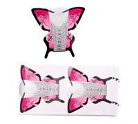 100 Pieces Nails Form Papers Practical Adhesive Manicure Training Supplies Stylish Nails Art Creation In Any Occasion Friendly Nail Forms