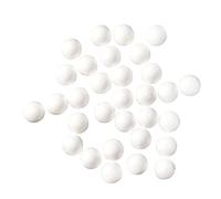100 Pieces of Polystyrene Balls, Craft Beads, Foam Balls, Polystyrene Balls for Creative Craft Ideas And Decorations for Christmas Trees, Wedding Room, Multi, 45mm