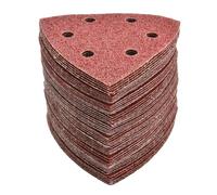 100 pieces of triangular sandpaper sheets 90mm sandpaper suitable for sanding 40-400 sandpaper,100Pcs 80Grit,HFA,001