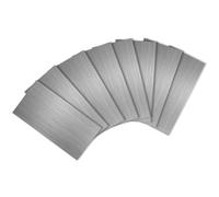 100 Pieces Peel and Stick backsplash 3 x 6 Inches 3D White Gold PVC Composite Wall Tile Stick on Backsplash Tile for Kitchen Bathroom, Laundry Room, Camper, Fireplace