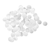 100 Pieces Plastic Round Buttons Base for DIY Fabric Cloth Buttons 35mm