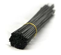 100 Pieces Rattan Reed Diffuser Replacement Refill Sticks (30cm x 3mm, Black)