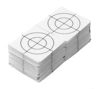 100 Pieces Reflective Targets with Crosshairs for Total Station Measurement and Monitoring in Bridge, Tunnel, and Building Engineering Applications (4cm*4cm)