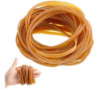 100 Pieces Rubber Bands Elastic Trash Can Bands Office File Folder Strong Elastic Rubber Bands for School Home Office Supplies (4 x 0.12 Inch)