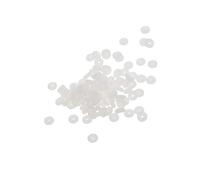 100 Pieces Silicone Rubber Stoppers for Chain Charm Bracelets Transparent