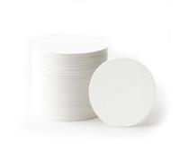 100 Pieces Solid Core White Chipboard Circles - Extra Thick 28pt White Circle Cardstock - Heavyweight Circle Cutouts For Scrapbooking, Crafts & Product Backing (3" Round)