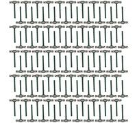 100 Pieces T-Shaped Green Plastic Corsage Safety Pins Buttonhole Boutonniere Corsages Wedding Brooch Corsage Breastpin