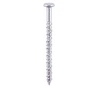 100 Pieces-Timco Masonry Screws Pan Head Silver - 6.0 X 100
