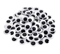 100 Pieces Wiggle Googly Eyes Self Adhesive Large Black White Eyes for DIY Crafts Decoration (20mm)