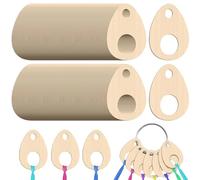 100 Pieces Wooden Cross Stitch Sewing Tools Cross Stitch Accessories Embroidery Thread Organizer for Cross Stitch, Cotton Crafts & DIY Sewing Storage