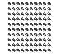 100 piezas aislador de anillo tipo tornillo corto accesorio para poste de cerca eléctrica anillos de tornillo duraderos antioxidantes de alta resistencia para cerca eléctrica de