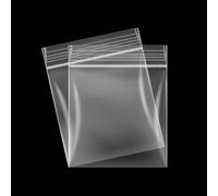 100 Plastic Bags Grip Seal CHOOSE YOUR SIZE Zip Lock Food Safe Storage Clear Sandwich Heavy Duty Poly Pouches Resealable Self Seal Strong Polythene Large Small (140mm x 140mm)