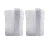 100 Plastic Clamshells for Wax Melt Making, Square and Round Shapes, Suitable for Wickless Candle Crafting and Soap or Bath Bomb DIY (100pc squares)