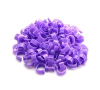 100 Plastic Open Buckle Chicken, Duck, Goose Leg Rings, Inner Diameter 16/18/20/25 mm
