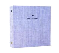 100 Pockets 3 Inch Universal Fit Photo Album Book Binder Compatible With Instax 12 11 9 8 7s 90 70 25 LiPlay LINK Film Name Card Holder Aftermarket Replacement(PURPLE)