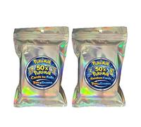 100 Pokémon Cards Bulk Bundle | Guaranteed 3 Shiny Foil Holo Cards | Uncommons & Commons Assorted Lot | Official Cards from TCG Packs with Shinys - Toys & Gamers