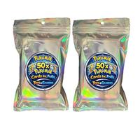 100 Pokémon Cards Bulk Bundle | Guaranteed 6 Shiny Foil Holo Cards | Uncommons & Commons Assorted Lot | Official Cards from TCG Packs with Shinys - Toys & Gamers