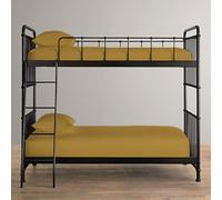 100% Polycotton Bunk Bed Fitted Sheet 2ft 6" (76cmx190cm) Percale Non Iron Easy Care Bottom Sheet RVs | Guest Beds | Caravan Campervan (Mustard)