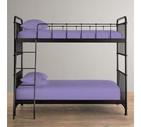 100% Polycotton Bunk Bed Fitted Sheet 2ft 6" (76cmx190cm) Percale Non Iron Easy Care Bottom Sheet RVs | Guest Beds | Caravan Campervan (Lilac)