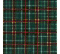 100% Polycotton Christmas Fabric - New Designs (Per Metre) - Xmas Snowflakes Gingerbread Men Stars - Dress Fabric - Simply Sew Crafty™ (New Tartan - Green, 1 Mtr)