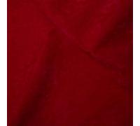 100% Polyester Faux Suede Look Suedette Dressmaking Fabric 150cm Wide (Price Per Metre) (Red)
