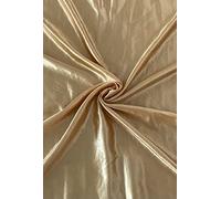 100% Polyester/Poly Silk Premium Silky Satin Fabric, Dressmaking, Wedding, Prom - Dress Craft Fabric Material 58" - 150 cm Wide Sold As 1 Meter Pre - Cut Lengths (Gold, 5 Meter)