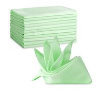 100% Polyester Table Napkins - 20" x 20" Cloth Napkins for Formal Dining, Weddings, Events, Restaurants, Durable & Machine Washable with Elegant Finish - Apple Green, 1pc