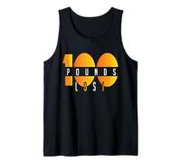 100 Pounds Lost Weight Loss Motivation Achievement Tank Top