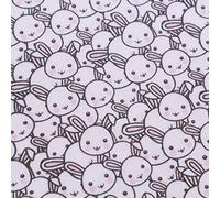 100% Premium Quilting Cotton Fabric, EggTastic Easter Collection DIY Supplies, for Crafting Quilting Sewing Patchwork, 44" Wide (111cm) Full Meter (Bunny Overload)