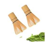 100 Prong Matcha Whisk Natural Bamboo Whisk for Matcha Tea Semi-Handmade Chasen Ideal for Making and Stirring Matcha Green Tea Perfect Bamboo Matcha Whisk for Smooth Blending and Whisking Matcha (2)